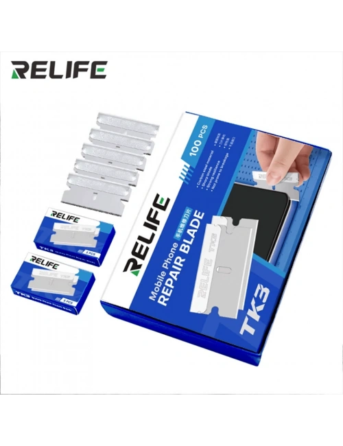 Relife TK3 Cep Telefonu Ekran Sökme / Yapıştırıcı Sökme Bıçak 100lü