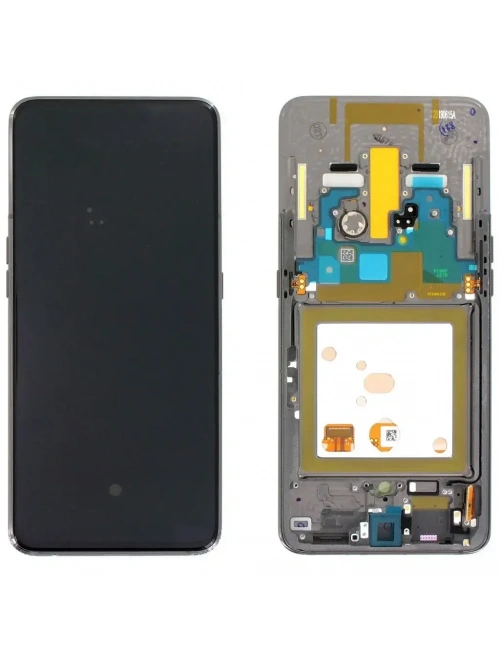 Samsung Galaxy A80 SM-A805 Lcd Ekran Dokunmatik Orijinal Çıtalı Servis Siyah