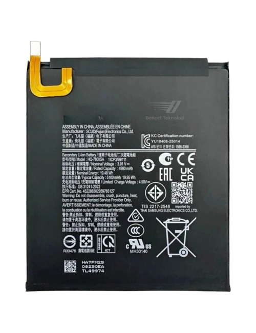 Samsung Galaxy Tab A11 SM-X130 Batarya Pil
