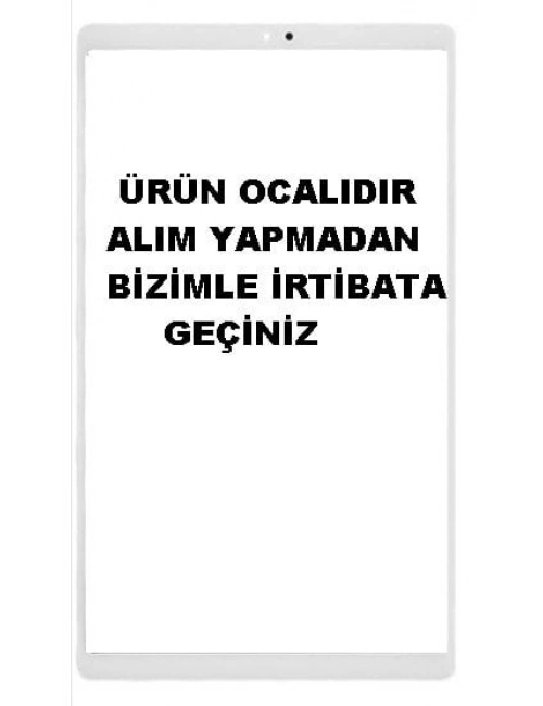 Samsung Galaxy Tab A7 Lite SM-T220 T225 T227 Ön Cam Lens Ocalı BEYAZ