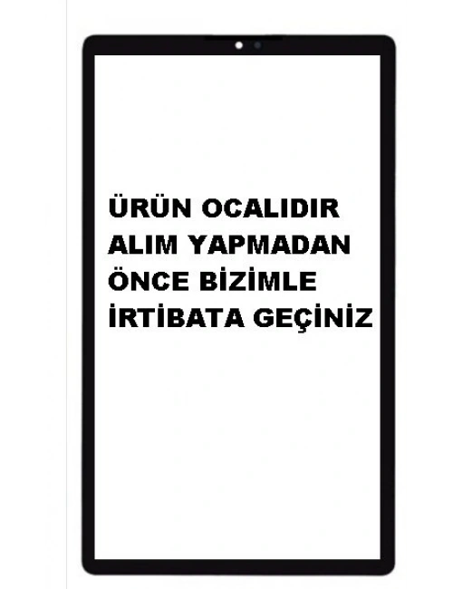 Samsung Galaxy Tab A7 Lite SM-T220 T225 T227 Ön Cam Lens Ocalı SİYAH