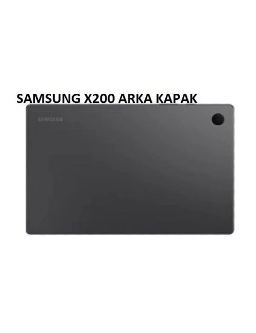 Samsung Galaxy Tab A8 SM-X200 X205 X207 Arka Kasa Kapak SİYAH