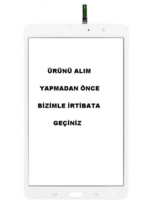 Samsung Galaxy Tab Pro 8.4 SM-T320 Dokunmatik Lens Beyaz