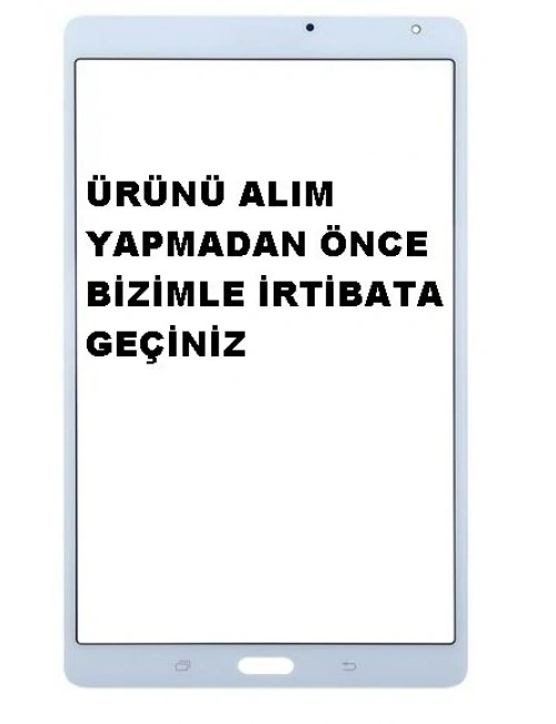 Samsung Galaxy Tab S SM-T700 Dokunmatik Lens Beyaz