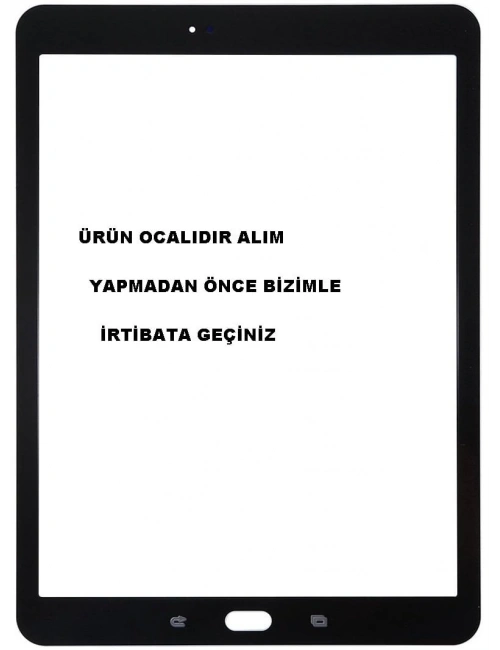 Samsung Galaxy Tab S2 9.7 SM-T810 T813 T817 T818  Dokunmatik Lens Siyah