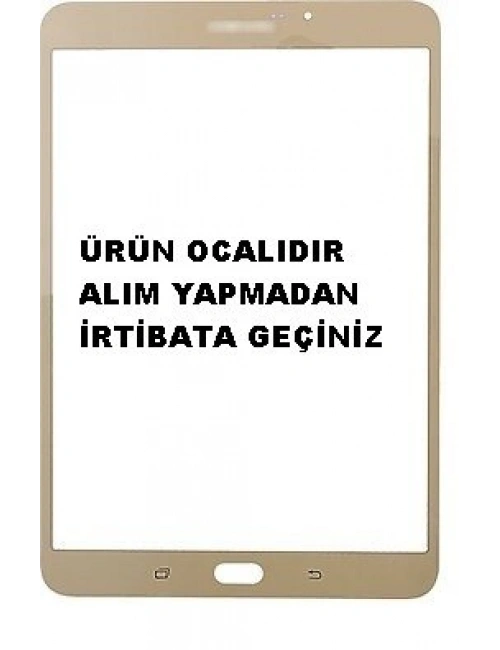 Samsung Galaxy Tab S2 T710 Dokunmatik Lens Gold