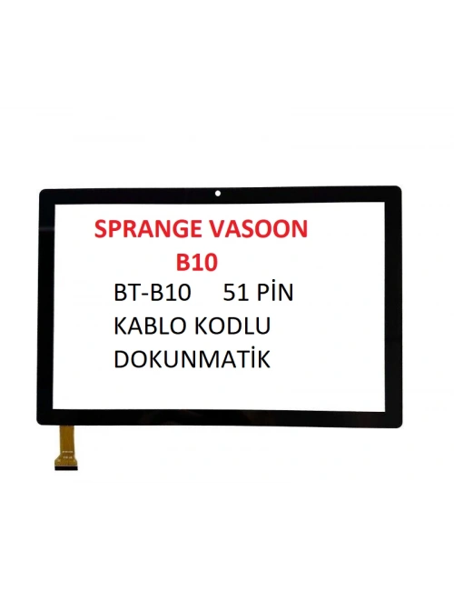 Sprange Vasoun B10-TB Tablet Dokunmatik Siyah