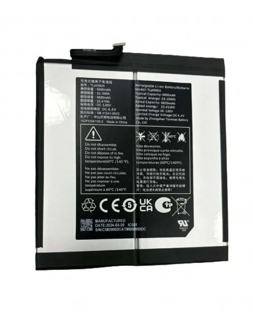 TCL 10 Tab Max 9295 9295G 9296 9296G Batarya Pil