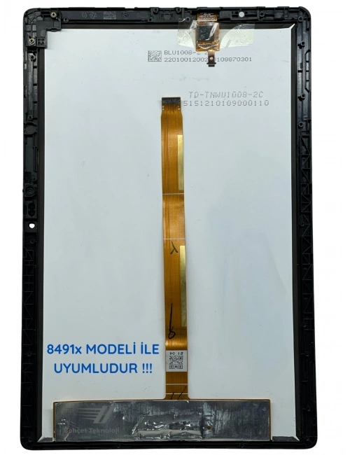 Tcl Tab 10L 8491X Lcd Ekran Dokunmatik Full Çıtalı Set Orijinal Çıkma