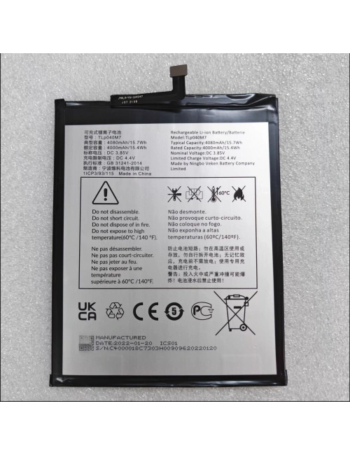 TCL Tab 10L 8491X TLp040M7 Batarya Pil