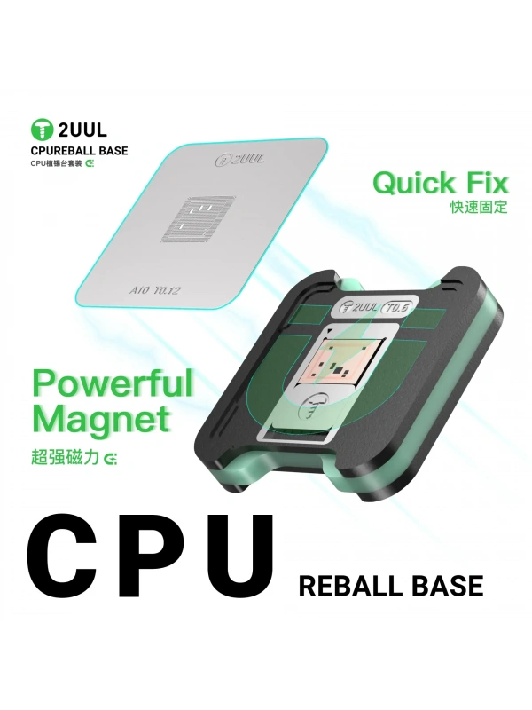 2UUL BH17 CPU REBALL TABAN Manyetik Çift Taraflı BGA Reballing Platform Seti