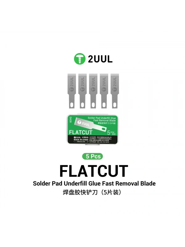 2UUL DA28 Flatcut Ic Lehim Pedi Alt Dolgu Tutkal Çıkarma Bıçağı