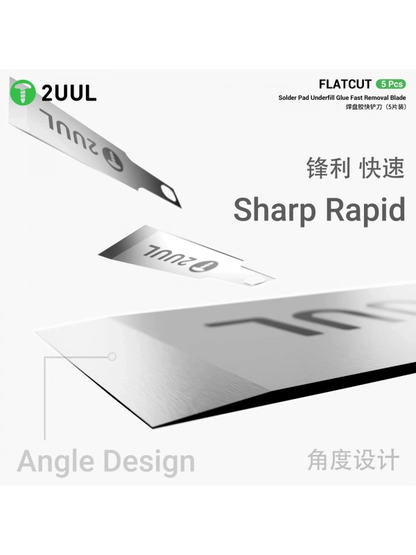 2UUL DA28 Flatcut Ic Lehim Pedi Alt Dolgu Tutkal Çıkarma Bıçağı