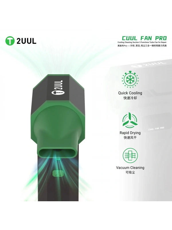 2UUL DA970 Cuul Fan Pro Çok Fonksiyonlu Turbo Fan