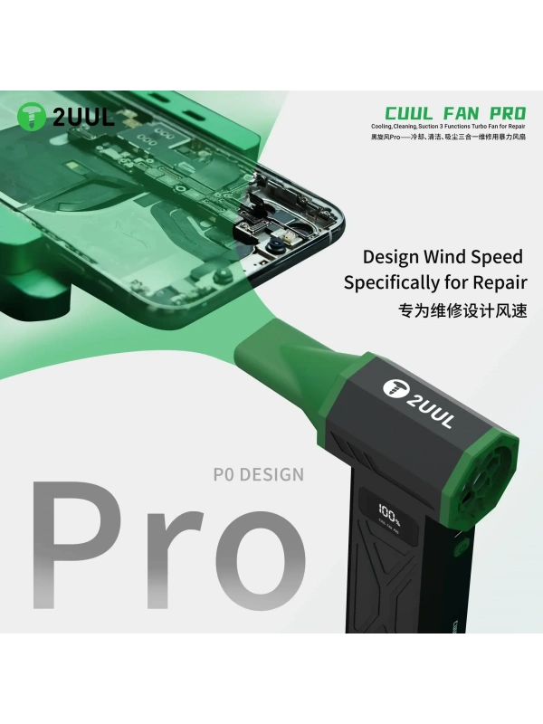2UUL DA970 Cuul Fan Pro Çok Fonksiyonlu Turbo Fan