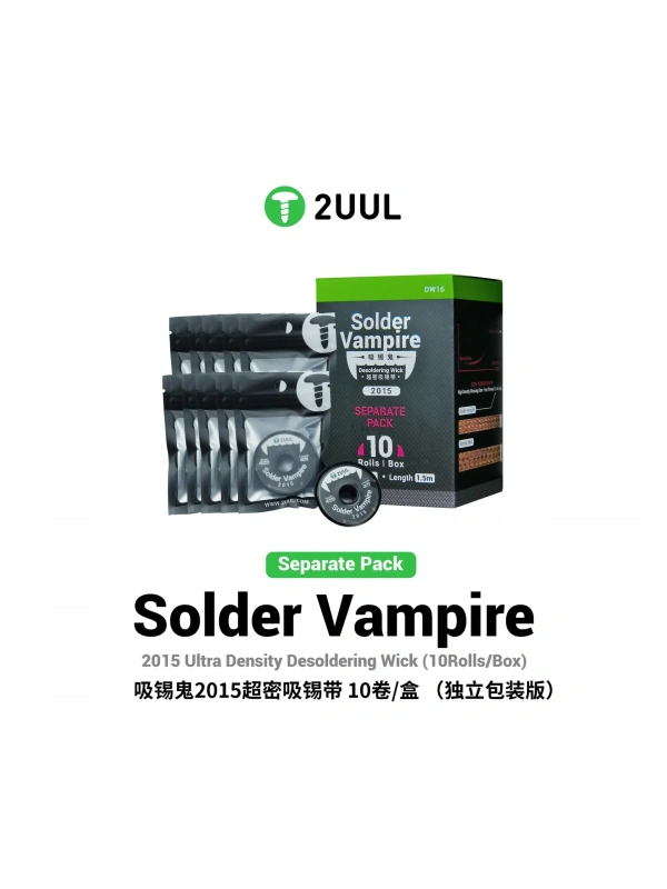 2UUL DW16 Solder Vampire Lehim Sökme Fitili