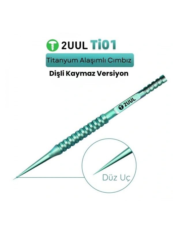 2UUL Ti01 Anti-Statik Düz Uçlu Entegre Cımbızı