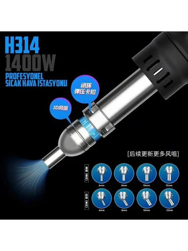Aixun AX-H314D 1400W Akıllı Sıcak Hava Yeniden İşleme İstasyonu