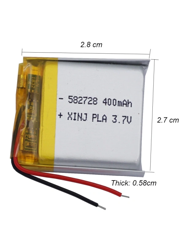Akıllı Çocuk Saat Cep Telefonu 582728 3.7V 400 mAh Lityum Polimer Batarya Pil 1.5A