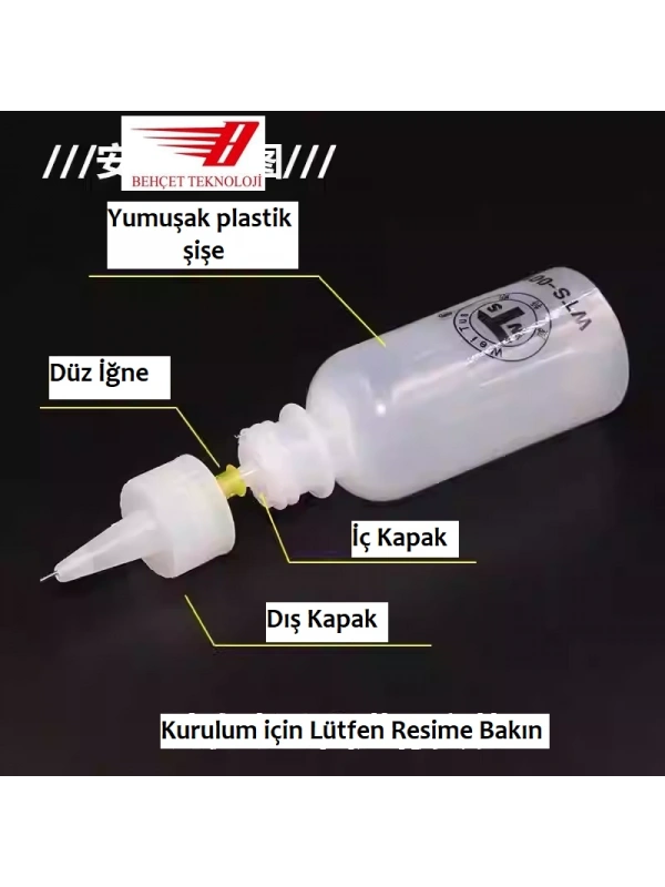 Alkol Şişesi Plastik 50ML
