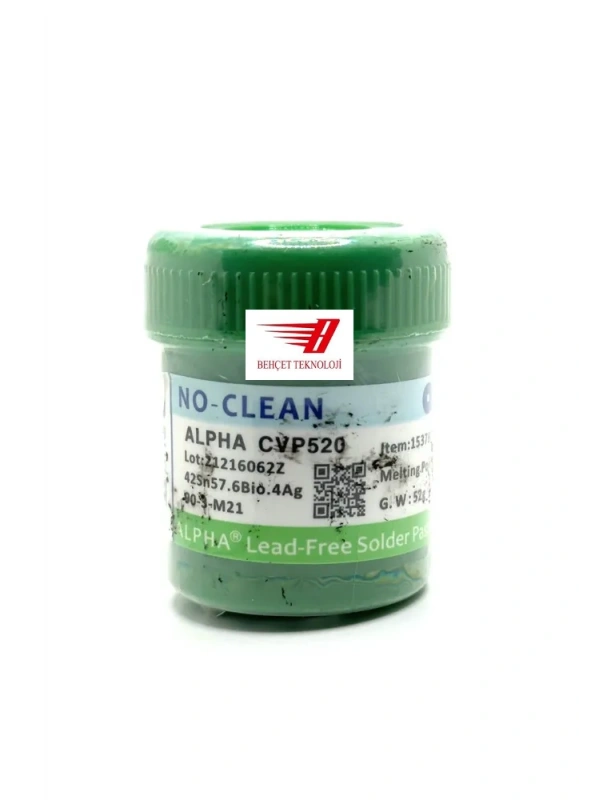 ALPHA  CVP520 138 Derece Sıvı Lehim ( 50 gr )
