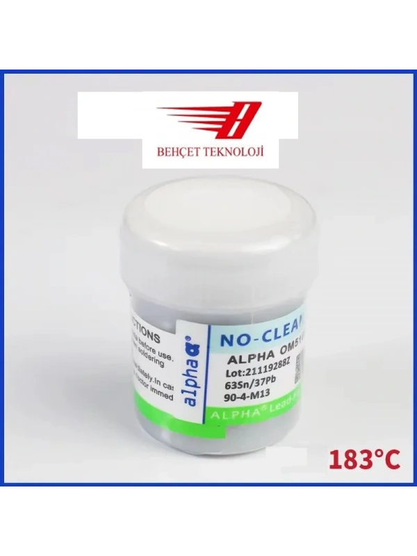 ALPHA OM5002 183 Derece Sıvı Lehim ( 50 gr )