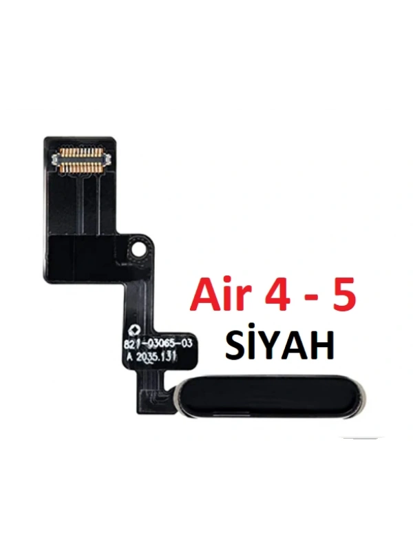 Apple iPad Air 4 - Air 5  A2072 A2316 A2324 A2325 On Off Güç Tuşu Siyah