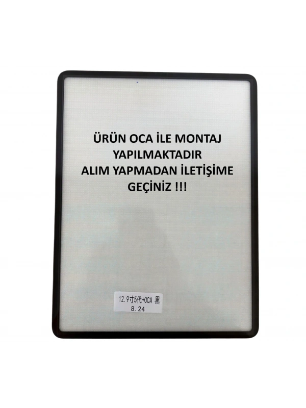 Apple iPad Pro 12.9 5.Nesil A2378 A2461 A2379 A2462 Ön Cam Lens Ocalı