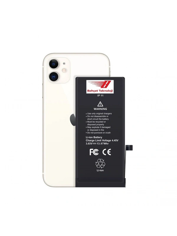 Apple iPhone 11 Batarya Pil A++ Kalite Foxconn