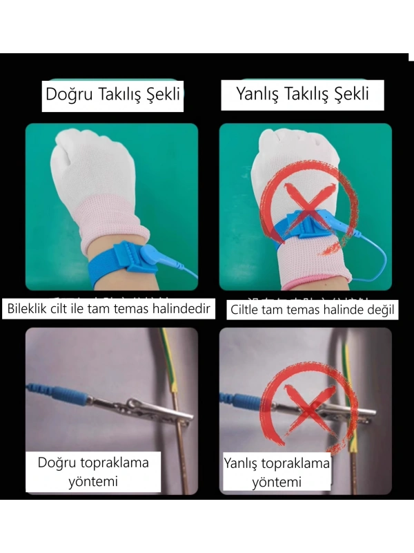 Bakon BK486 Esd Antistatik Bileklik
