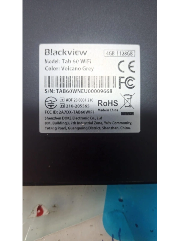 Blackview Tab 60 Wifi Dokunmatik Siyah