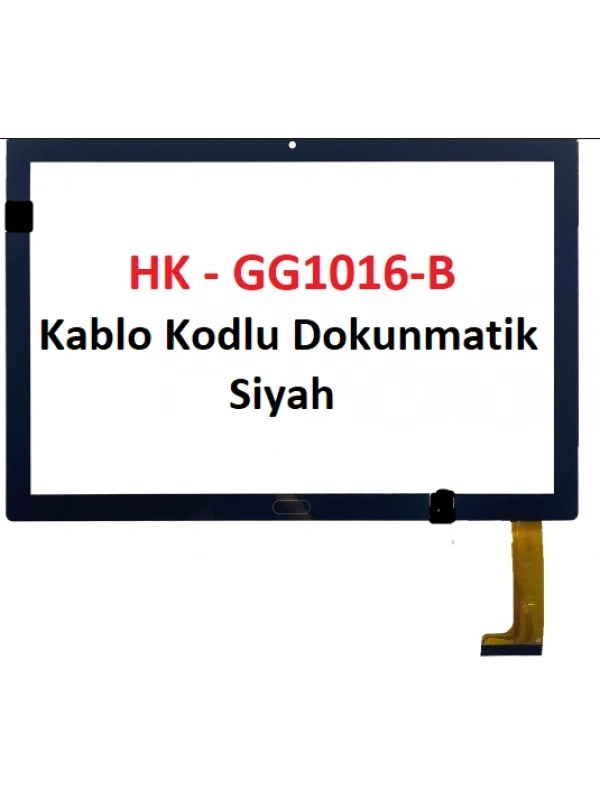 HK-GG1016-B Kablo Kodlu Dokunmatik Siyah