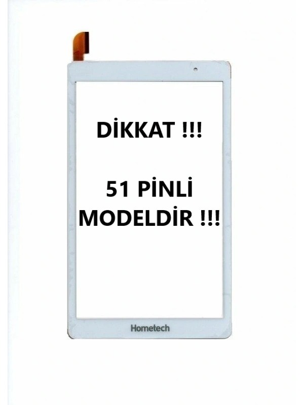 Hometech Alfa 8TX Dokunmatik Beyaz