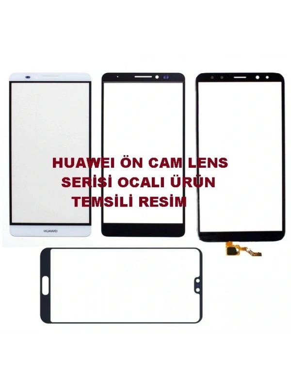 Huawei Nova 3i Ocalı Ön Cam Lens Beyaz