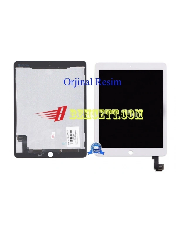 ipad Air2 Lcd Ekran Dokunmatik Takım Beyaz