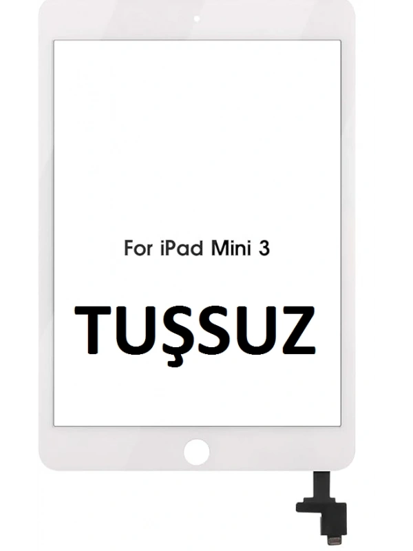 İpad Mini 3 A1600 A1599 Dokunmatik Beyaz