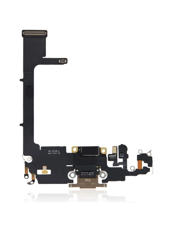 iPhone 11 Pro Şarj Soketi Kulaklık Mikrofon Filmi Flex Gold