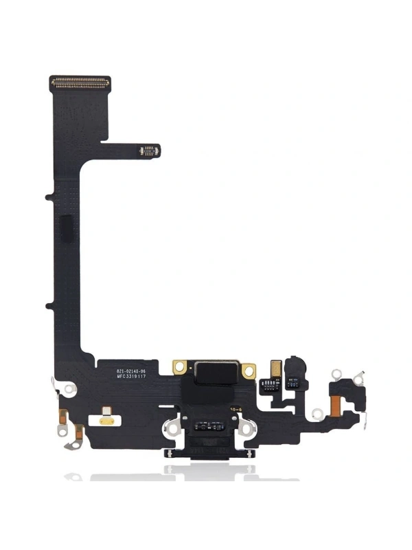 iPhone 11 Pro Şarj Soketi Kulaklık Mikrofon Filmi Flex Gri