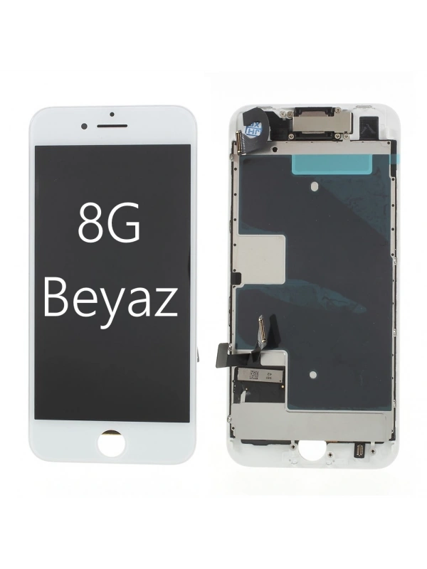 iPhone 8 / 8G Lcd Ekran Dokunmatik A++ Kalite BEYAZ
