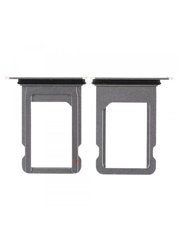 iPhone X Sim Kart Yuvası Sim Tray Beyaz Silver