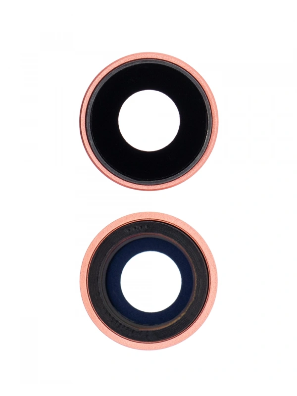 iPhone XR Kamera Camı Kamera Lensi Full Mercan Coral