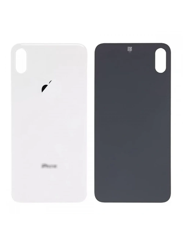 iPhone XS Max Arka Cam Pil Kapağı Gümüş Silver