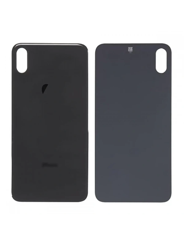 iPhone XS Max Arka Cam Pil Kapağı Uzay Grisi Siyah
