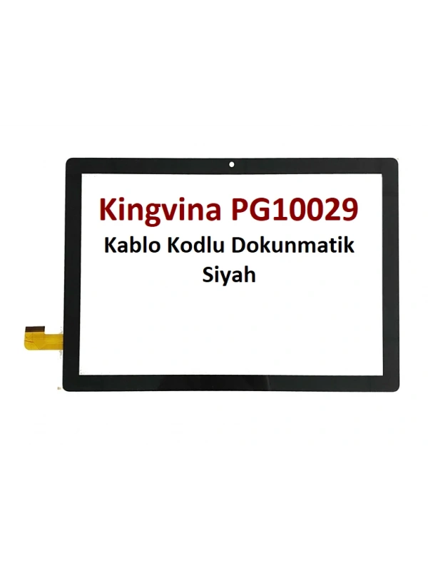 Kingvina PG10029 Kablo Kodlu Dokunmatik Siyah