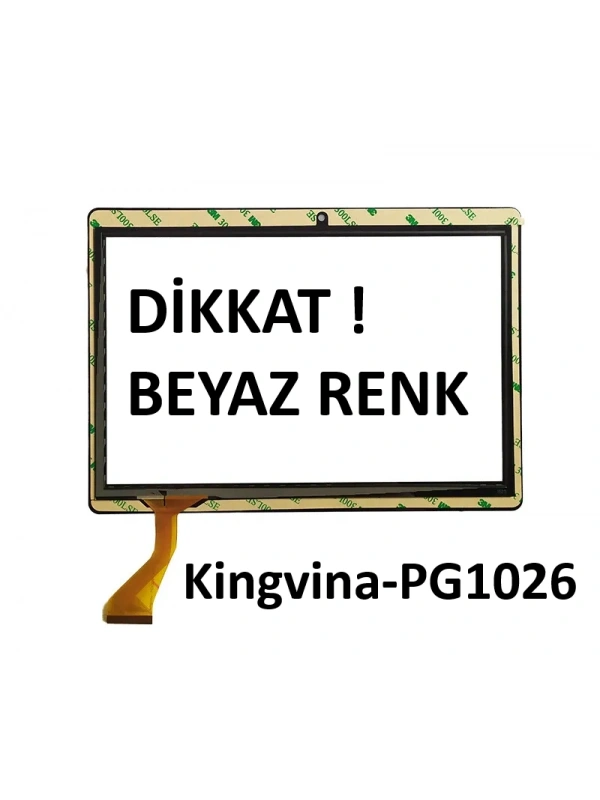 Kingvina-PG1026-FPC Kablo Kodlu Dokunmatik BEYAZ