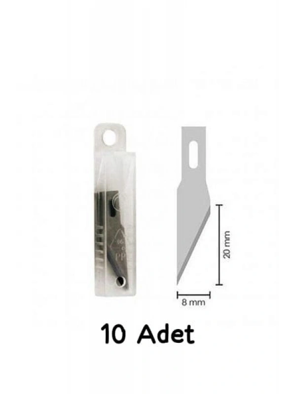 Kretuar Bıçağı 10 Adet