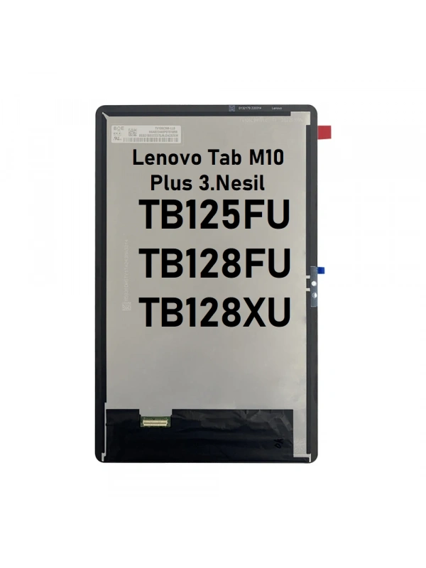 Lenovo Tab M10 Plus 3.Nesil TB125FU TB128FU TB128XU Lcd Ekran Dokunmatik Takım