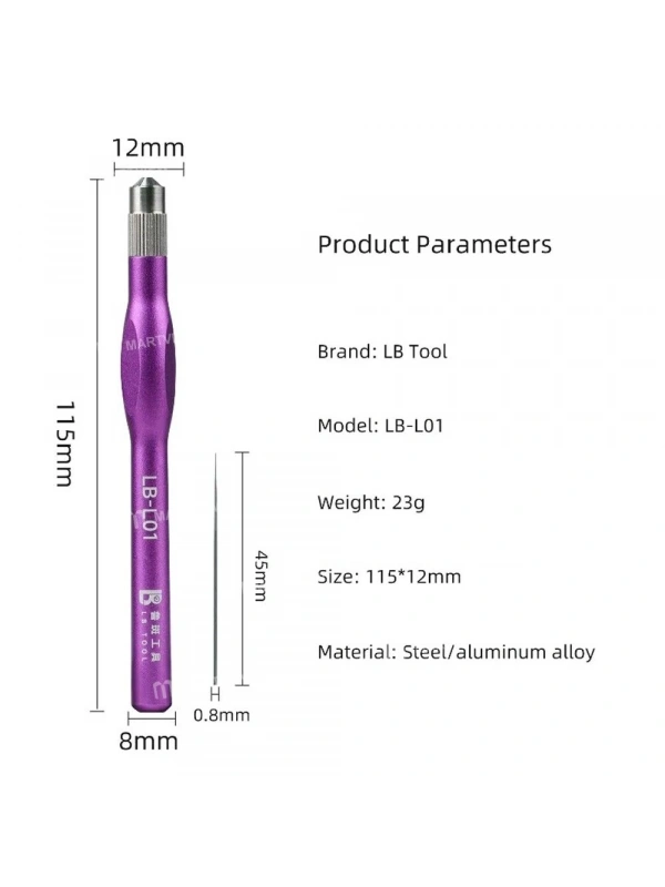 LuBan LB-L01 Anakart Tamiri İçin Bıçak Sapı