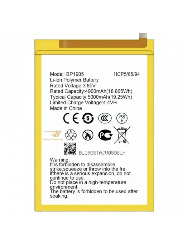 Omix X600 BP1905 Batarya Pil