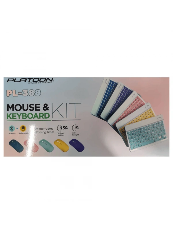 Platoon PL-388 Kablosuz Bluetooth Klavye ve Mouse Set